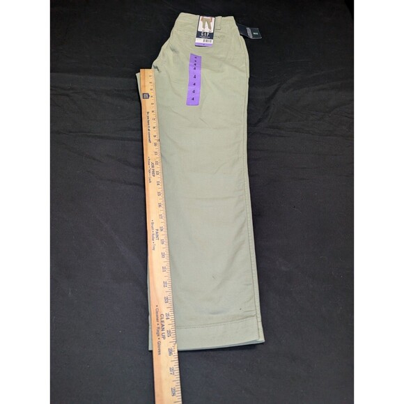 GAP Womens Slim Ankle Pants Size 4 green Stretch Cotton Chino NWT - Picture 7 of 9
